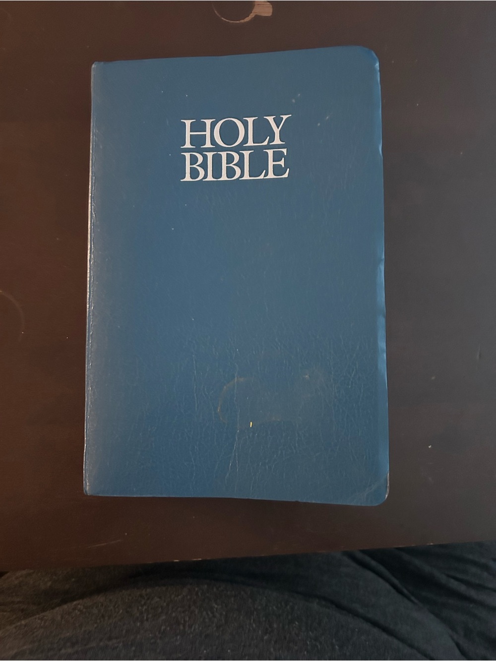 Classic Blue Holy Bible - Compact Hardcover